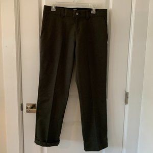Dickies Skate Slim Straight Pants Olive Green 32x30 NEVER WORN